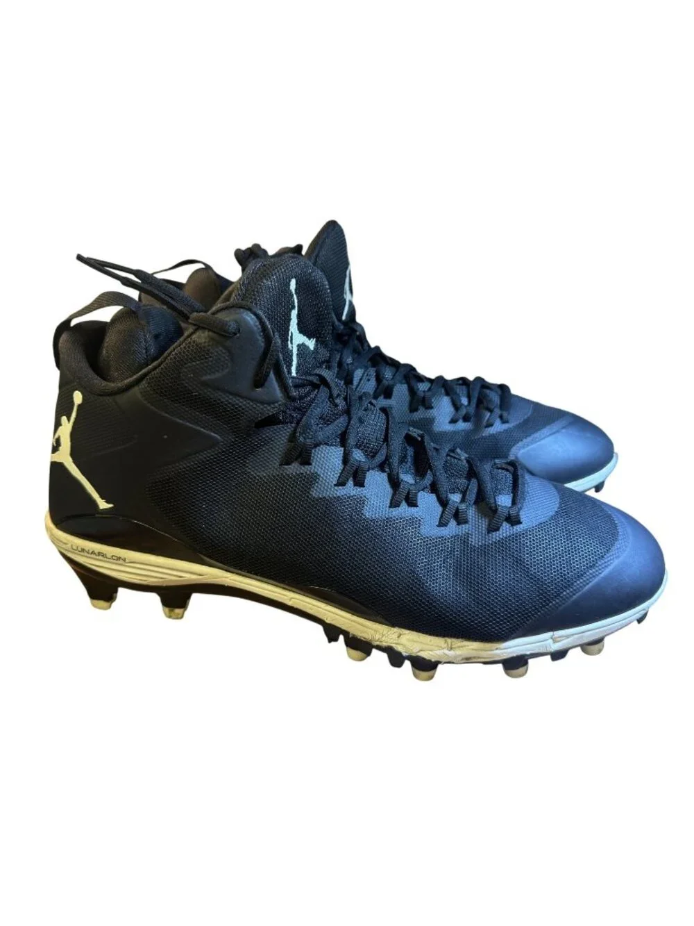 Jordan SuperFly 3 TD Men Size 12 Black White Cleats 719548-010
